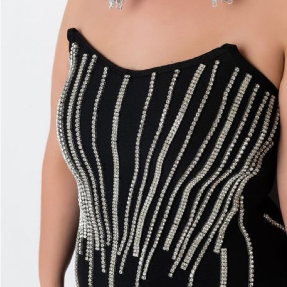 Brand New Rhinestone bandage Dress